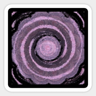 Swirl of Floating Purple Mandalas Sticker